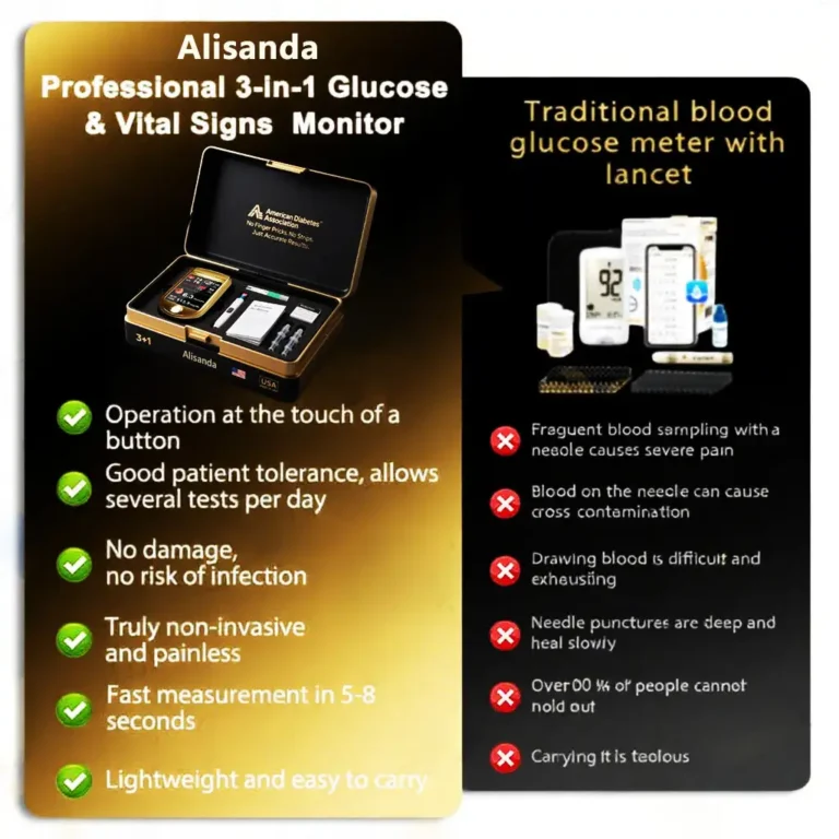 Alisanda™ 3-in-1 Health Monitor Painless Testing – Extremely Fast Readings 5 Alisanda™ 3-in-1 Health Monitor Painless Testing – Extremely Fast Readings