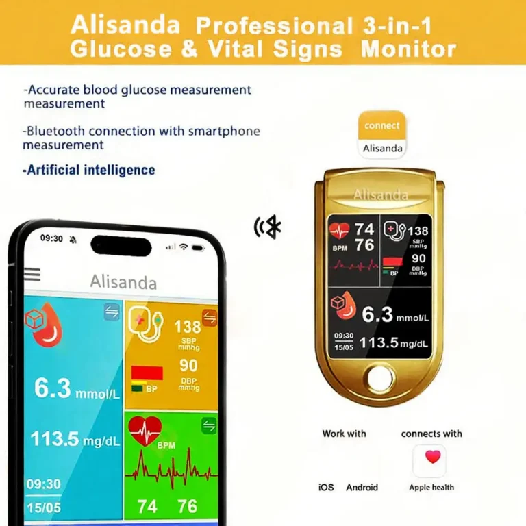 Alisanda™ 3-in-1 Health Monitor Painless Testing – Extremely Fast Readings 4 Alisanda™ 3-in-1 Health Monitor Painless Testing – Extremely Fast Readings