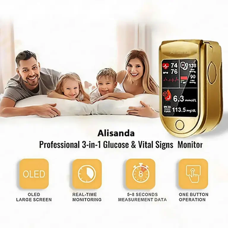 Alisanda™ 3-in-1 Health Monitor Painless Testing – Extremely Fast Readings 3 Alisanda™ 3-in-1 Health Monitor Painless Testing – Extremely Fast Readings