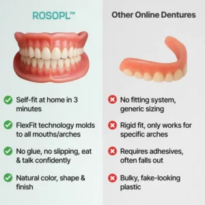 ROSOPL™ Custom-fit, fully functional dentures